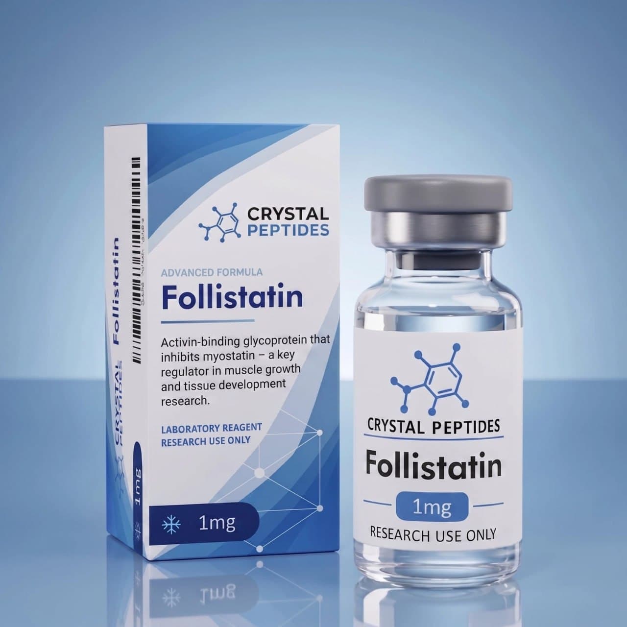 Follistatin product packaging