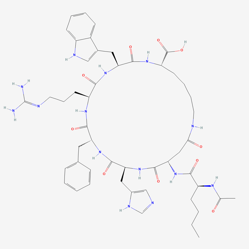 PubChem 2D chemical structure of PT-141 / Bremelanotide, CID 9941379